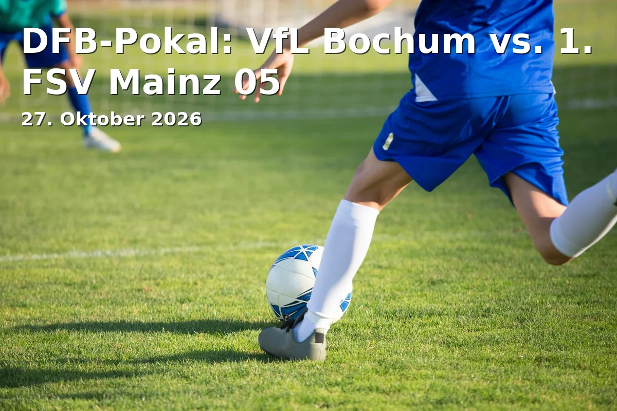 Event: DFB-Pokal: VfL Bochum vs. 1. FSV Mainz 05 in Ruhrstadion, Castroper Str. 145, 44791 Bochum on 27. Oktober 2026