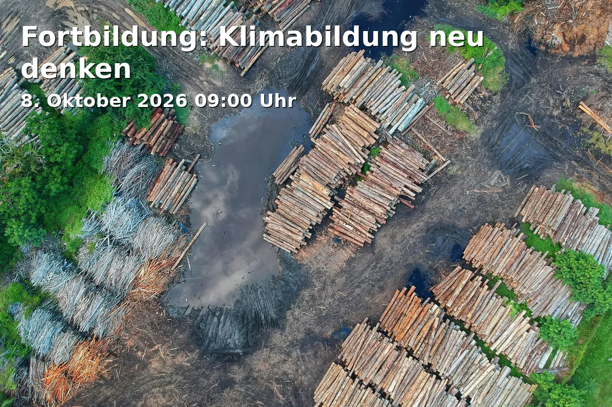 Event: Fortbildung: Klimabildung neu denken in Abenteuer Lernen e.V., Siebenmorgenweg 22, 53229 Bonn on 8. Oktober 2026
