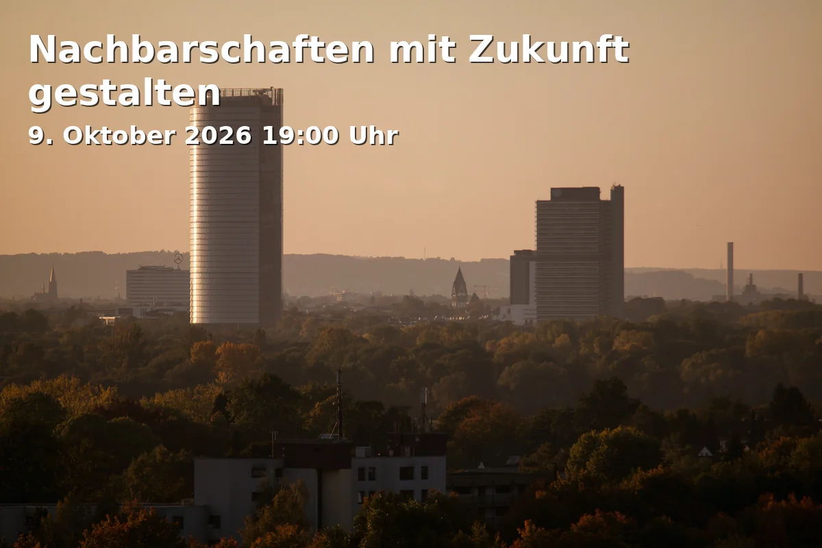 Event: Nachbarschaften mit Zukunft gestalten in Evangelischer Kirchenpavillon, Kaiserplatz 1a, 53113 Bonn on 9. Oktober 2026