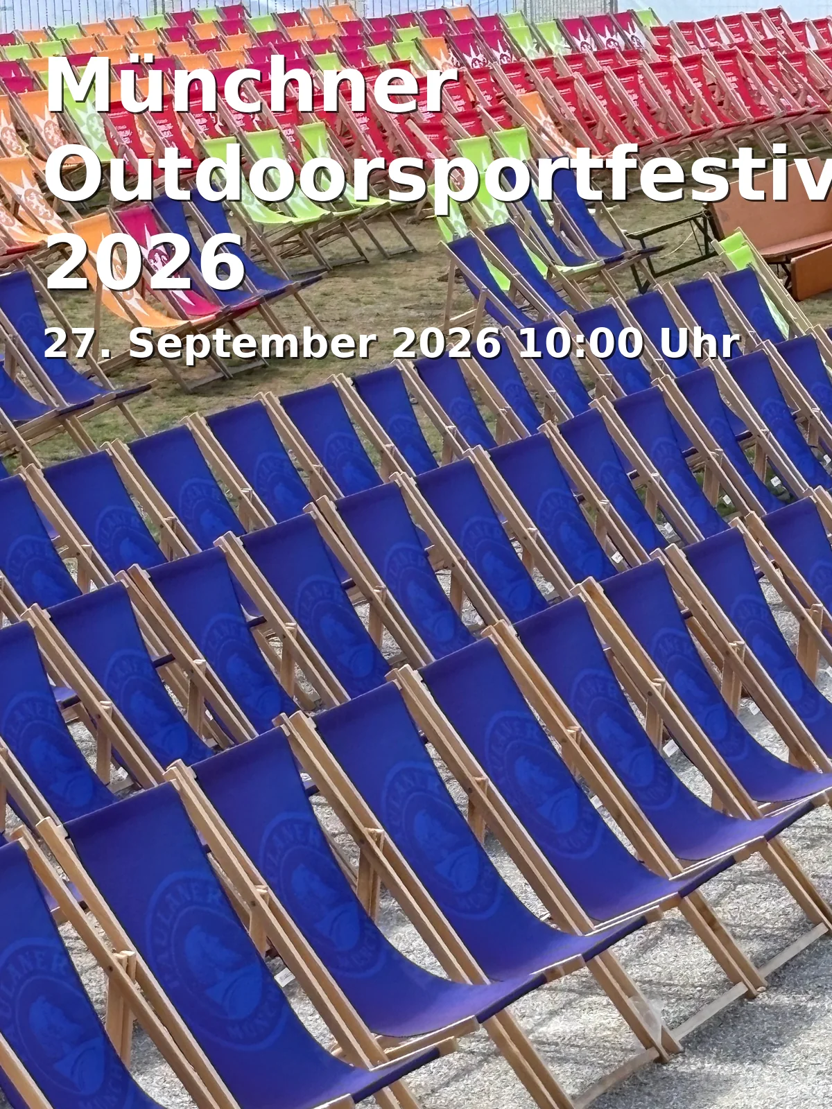 Event: Münchner Outdoorsportfestival 2026 in Olympiapark München, Spiridon-Louis-Ring 21, 80809 München on 27. September 2026