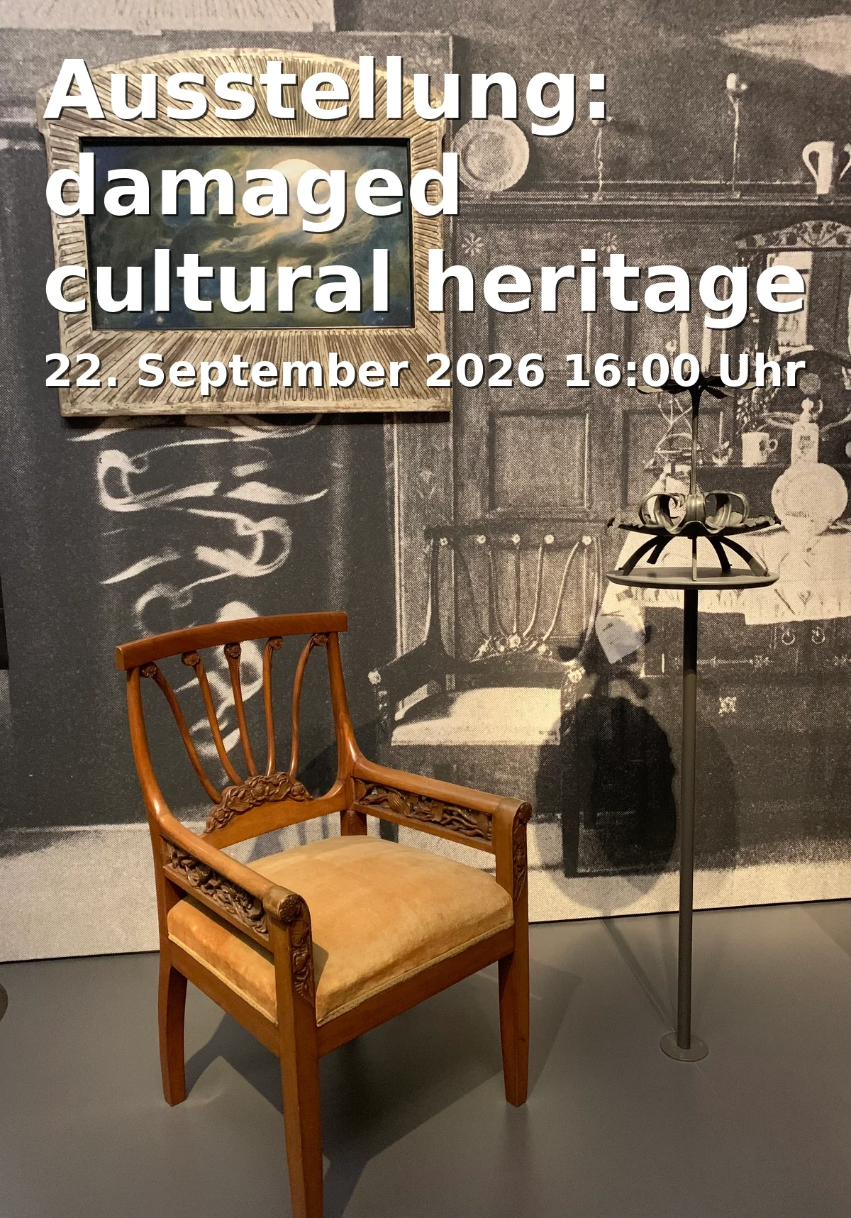 Event: Ausstellung: damaged cultural heritage objects in Odesa, Kulturzerstörungen in der Partnerstadt