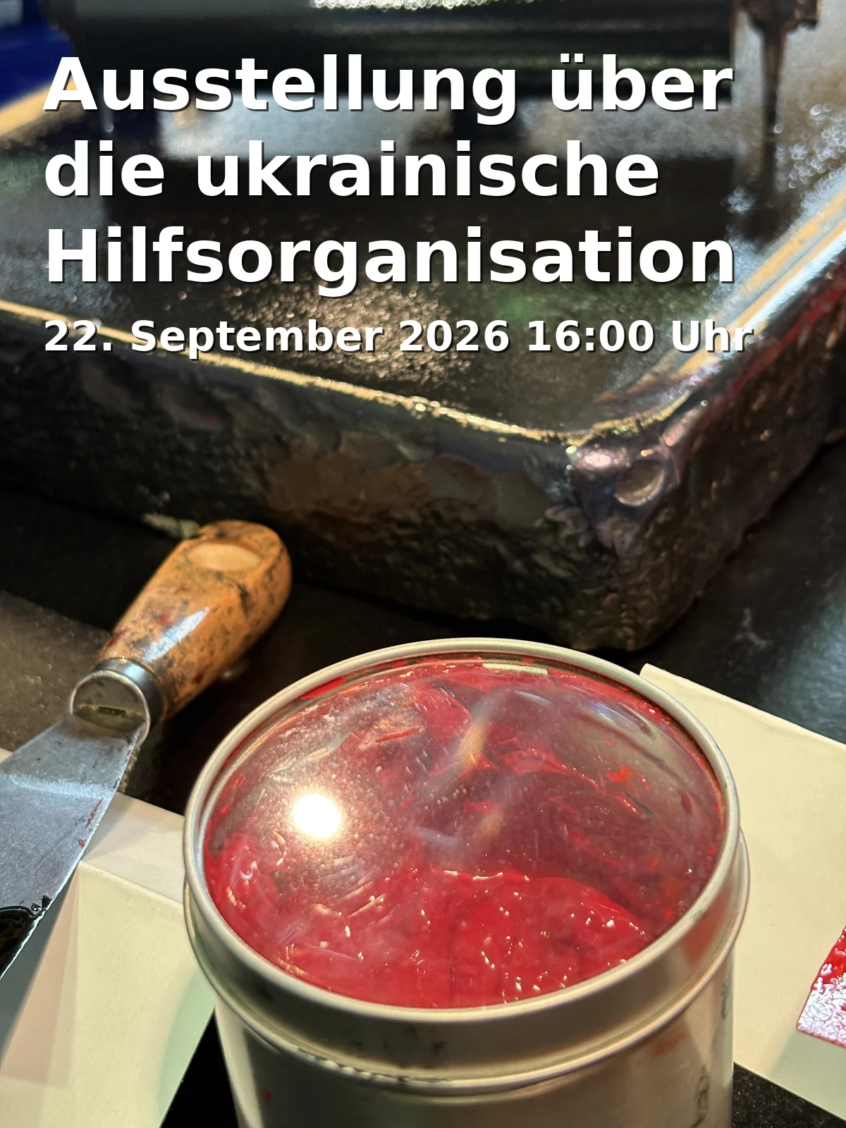 Event: Ausstellung über die ukrainische Hilfsorganisation Hell`s Kitchen aus Charkiv