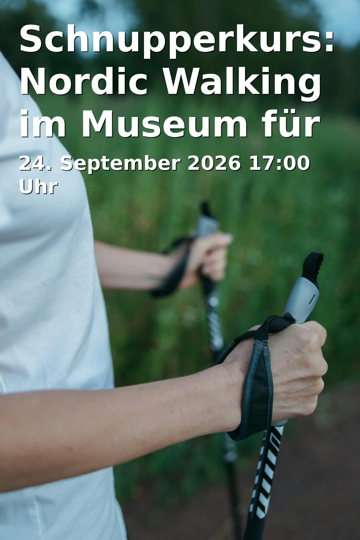 Event: Schnupperkurs: Nordic Walking im Museum für Neue Kunst in Museum für Neue Kunst, Marienstraße 10a, 79098 Freiburg im Breisgau on 24. September 2026