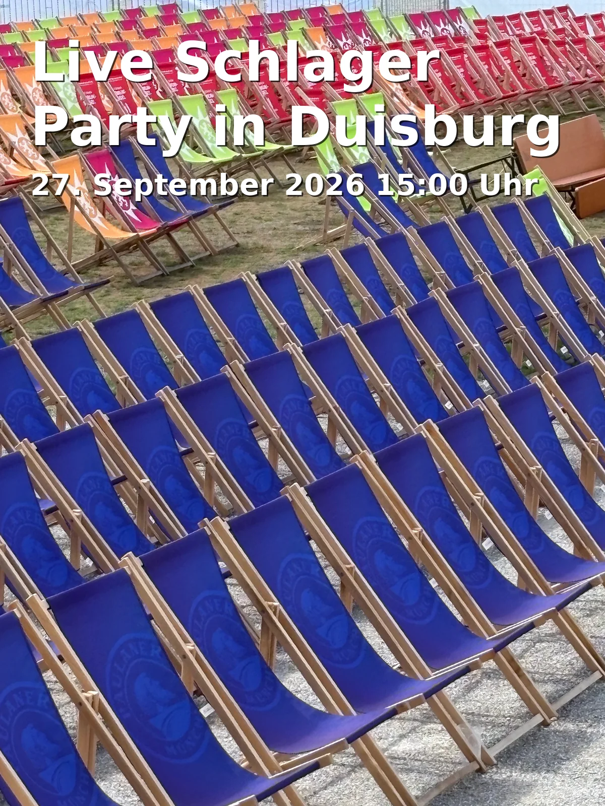 Event: Live Schlager Party in Duisburg in Biergarten Biegerpark, Angertaler Straße, 47249 Duisburg on 27. September 2026