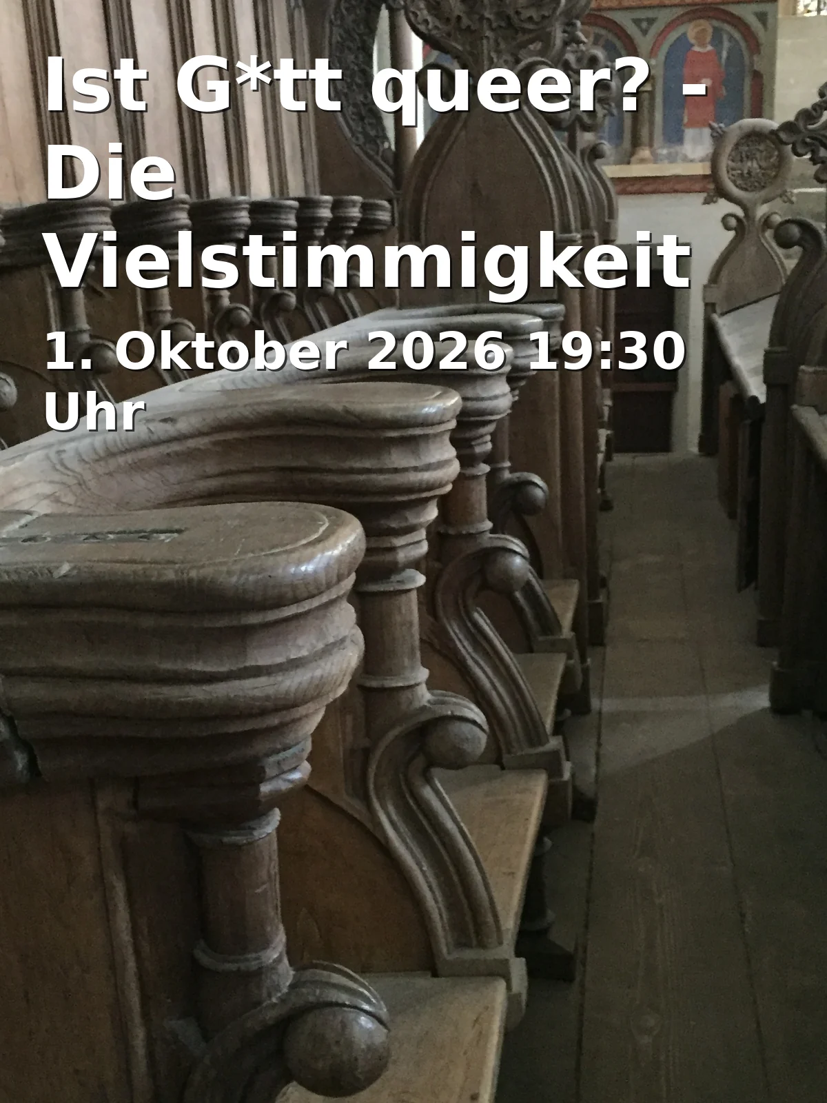 Event: Ist G*tt queer? - Die Vielstimmigkeit der Bibel in online@home on 1. Oktober 2026