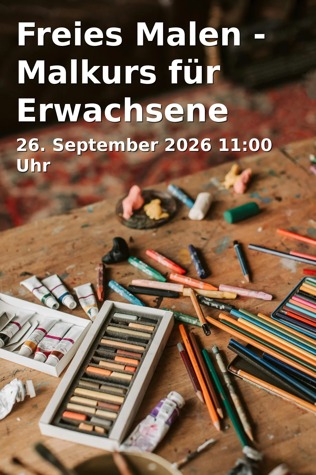 Event: Freies Malen - Malkurs für Erwachsene in Wird bei Anmeldung mitgeteilt, Wasserburg a. Inn on 26. September 2026