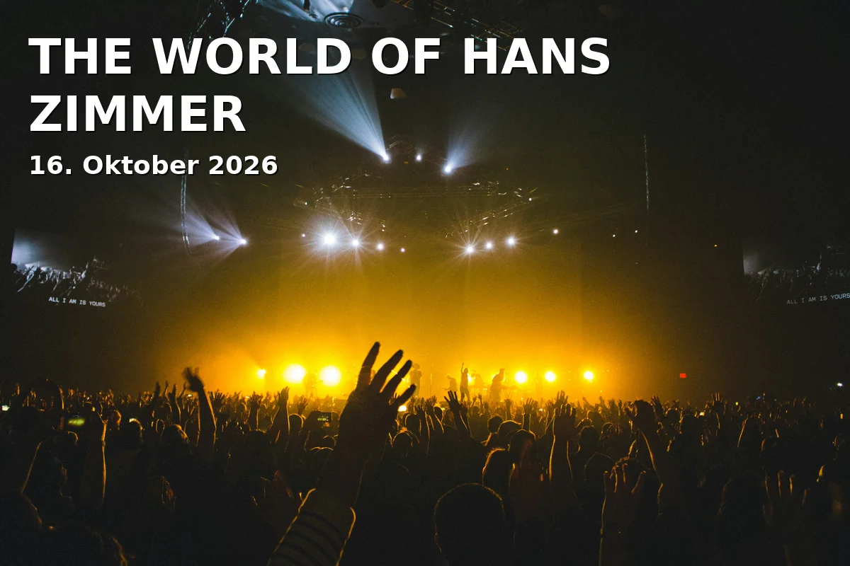 Event: THE WORLD OF HANS ZIMMER in SAP Arena, Xaver-Fuhr-Straße 150, 68163 Mannheim on 16. Oktober 2026