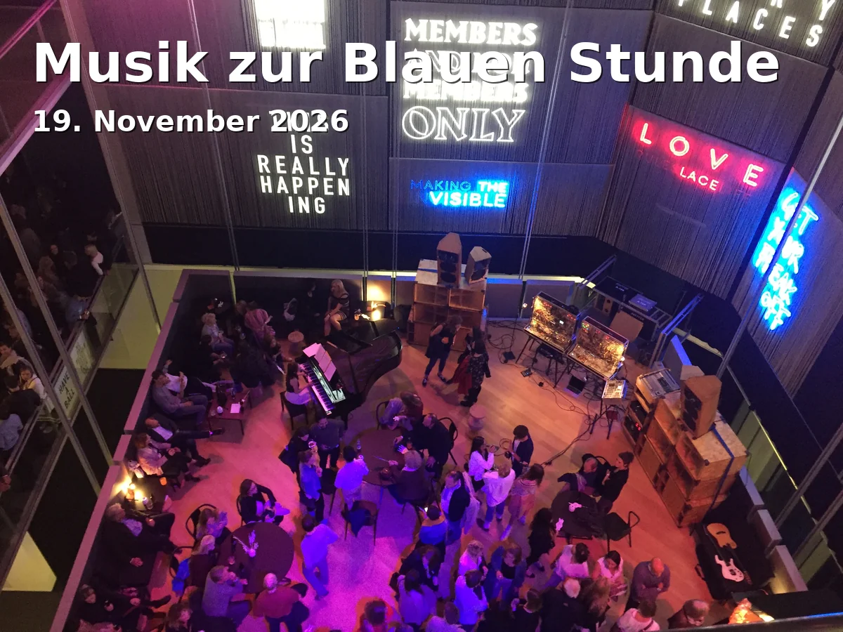 Event: Musik zur Blauen Stunde in Stadtbibliothek Rosenheim, Am Salzstadel 15, 83022 Rosenheim on 19. November 2026