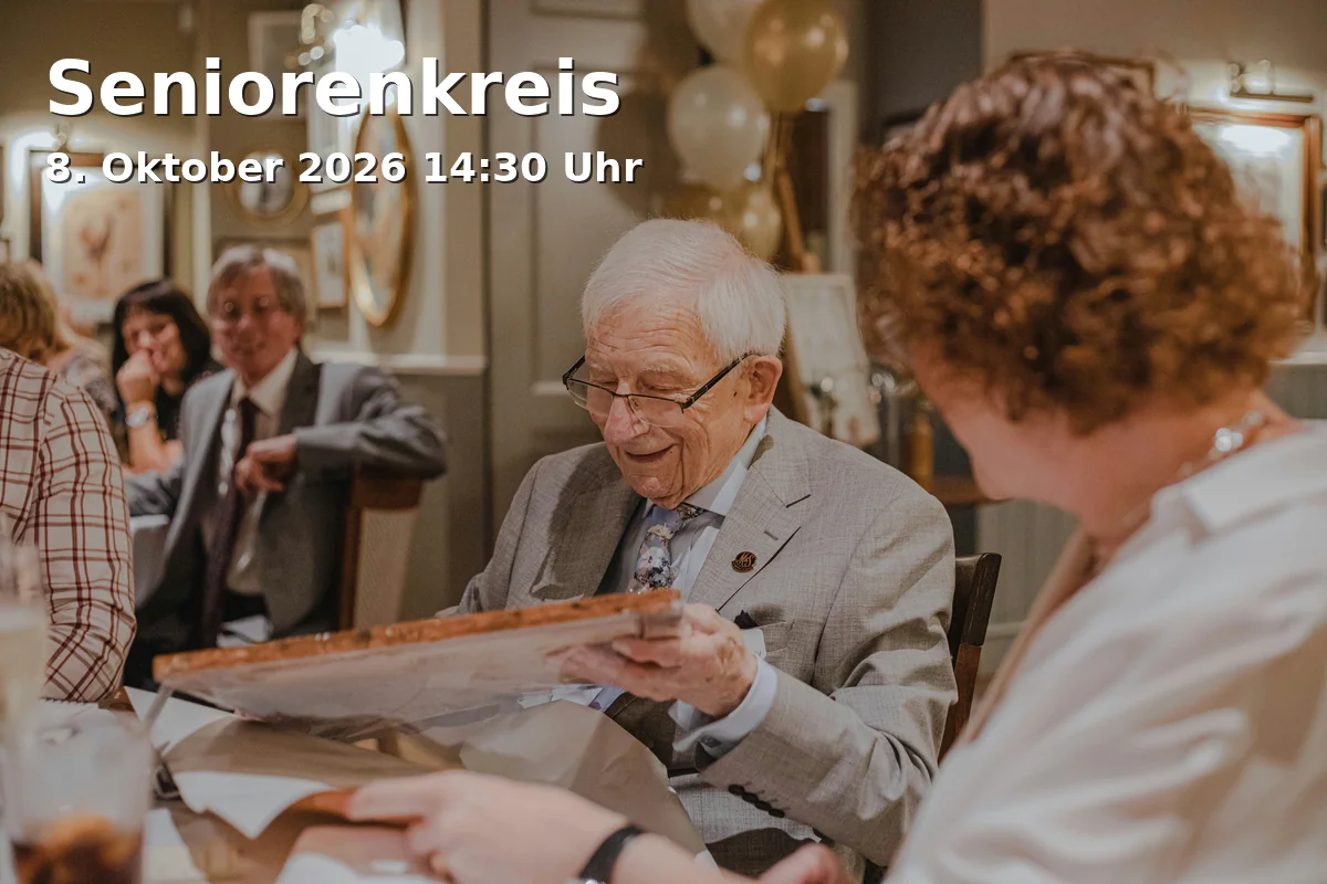 Event: Seniorenkreis in CVJM Memmingen, Schweitzerstraße 17, 87700 Memmingen on 8. Oktober 2026