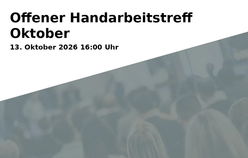 Event: Offener Handarbeitstreff Oktober