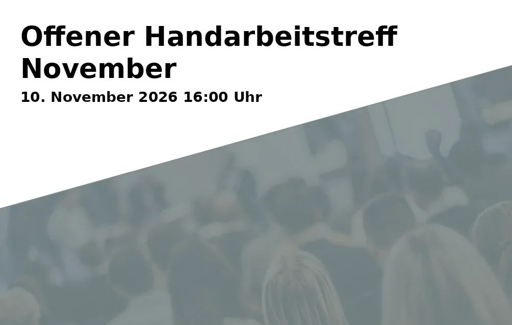 Event: Offener Handarbeitstreff November