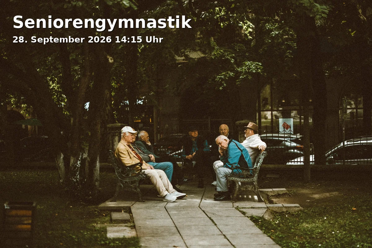 Event: Seniorengymnastik in Ratzengraben-Turnhalle, Ratzengraben 4, 87700 Memmingen on 28. September 2026