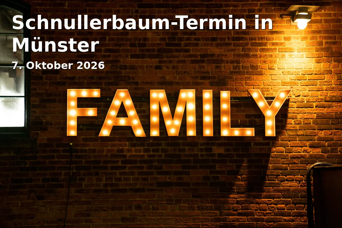 Event: Schnullerbaum-Termin in Münster in Coerdeplatz, Münster on 7. Oktober 2026