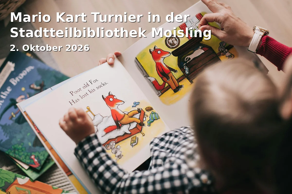 Mario Kart Turnier in der Stadtteilbibliothek Moisling
