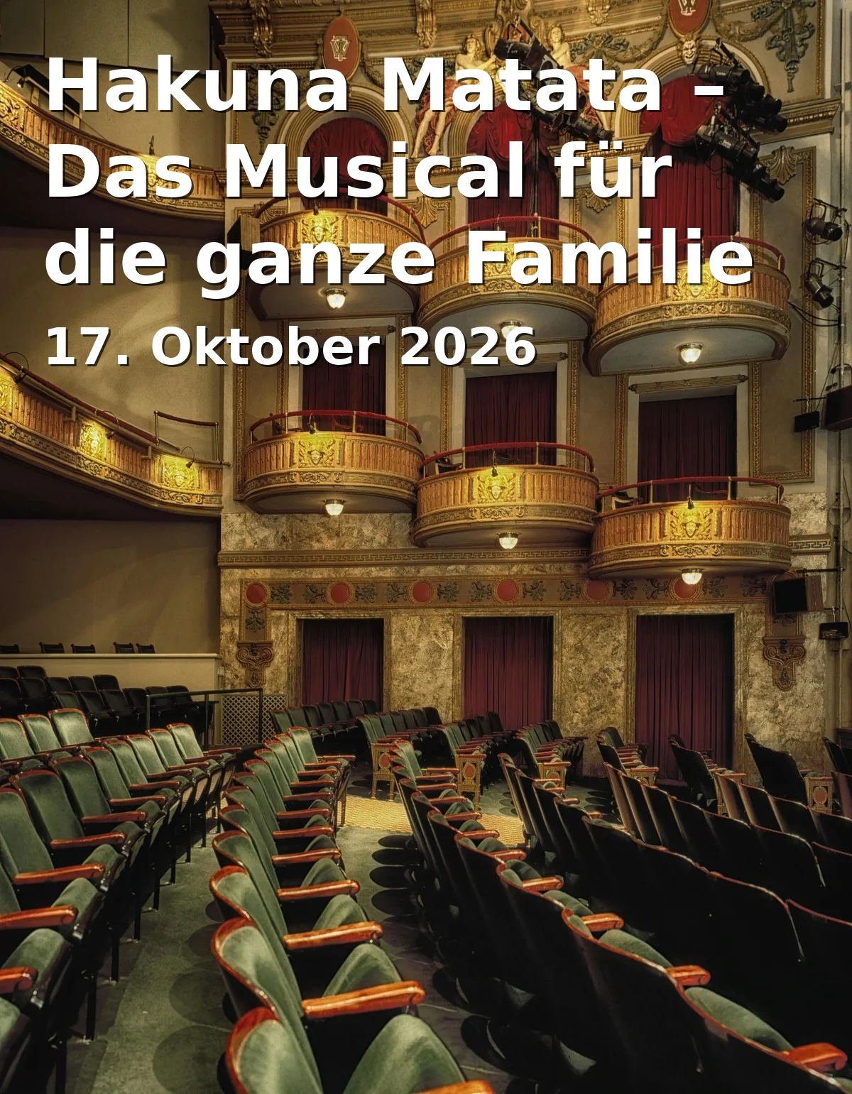 Event: Hakuna Matata – Das Musical für die ganze Familie in Stadthalle Göttingen, Albaniplatz, 37073 Göttingen on 17. Oktober 2026