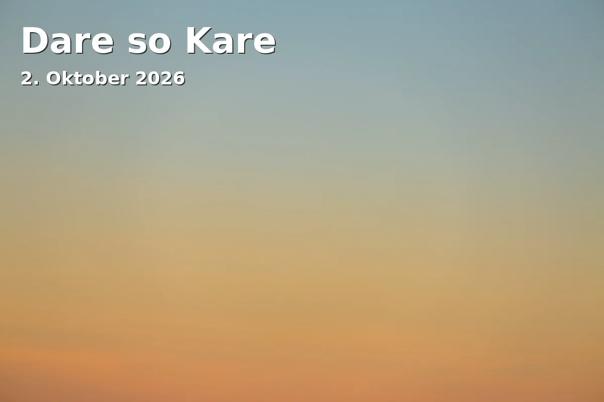 Event: Dare so Kare in Schiffbauergasse 4 E, 14467 Potsdam on 2. Oktober 2026