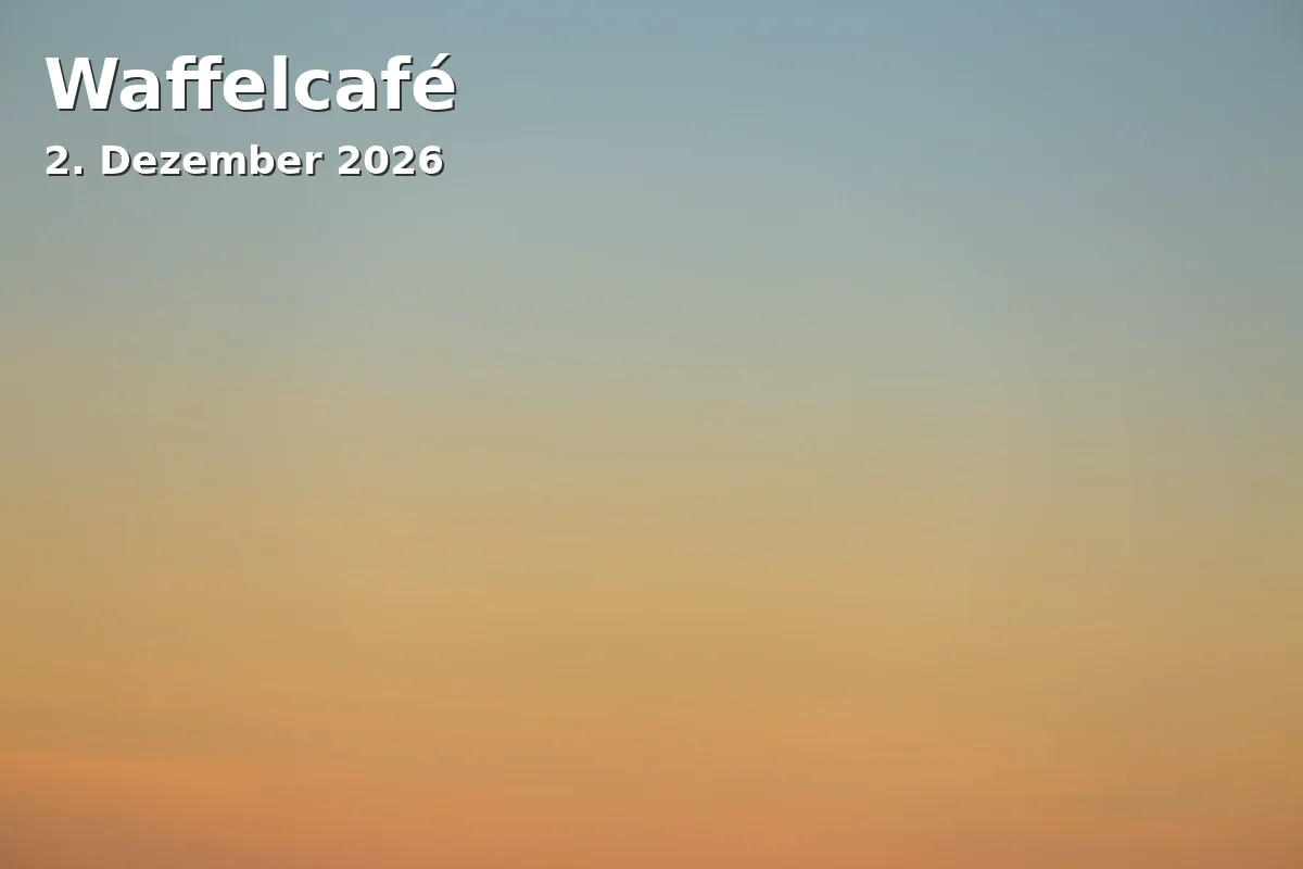 Event: Waffelcafé