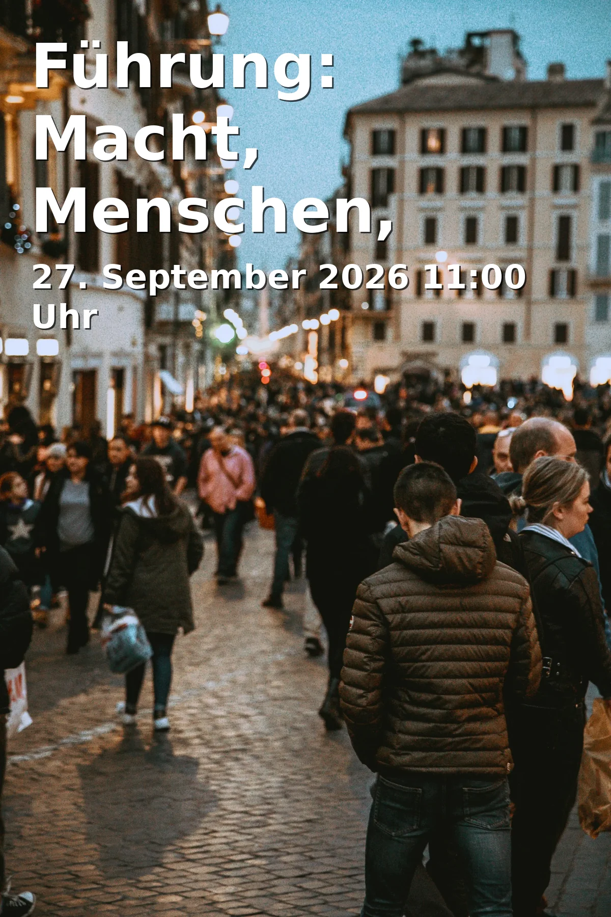 Event: Führung: Macht, Menschen, Münster