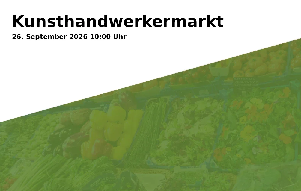 Event: Kunsthandwerkermarkt