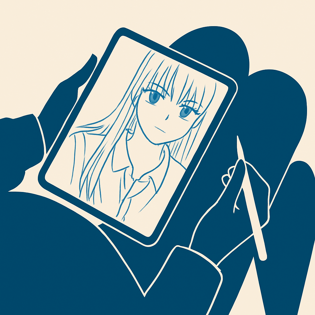 Manga Drawing Course - Digital Self-Portrait in Manga Style
