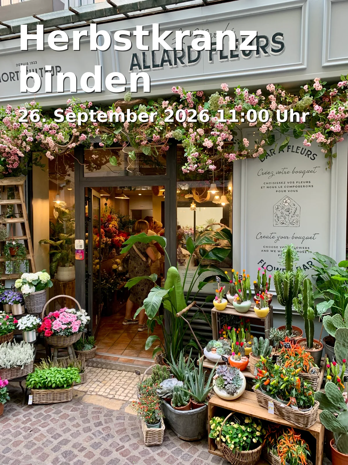 Event: Herbstkranz binden in HWK Gärtnerei Grötzingen, Am Viehweg 15, 76229 Karlsruhe on 26. September 2026