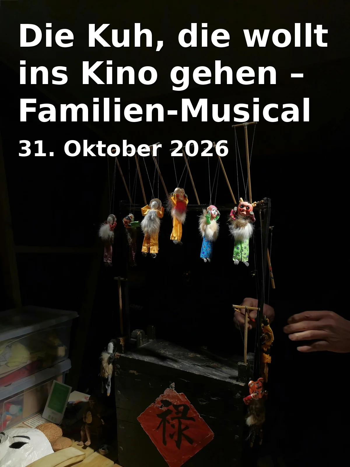 Event: Die Kuh, die wollt ins Kino gehen – Familien-Musical in Kultur- und Kongresszentrum Rosenheim, Kufsteiner Straße 4, 83022 Rosenheim on 31. Oktober 2026