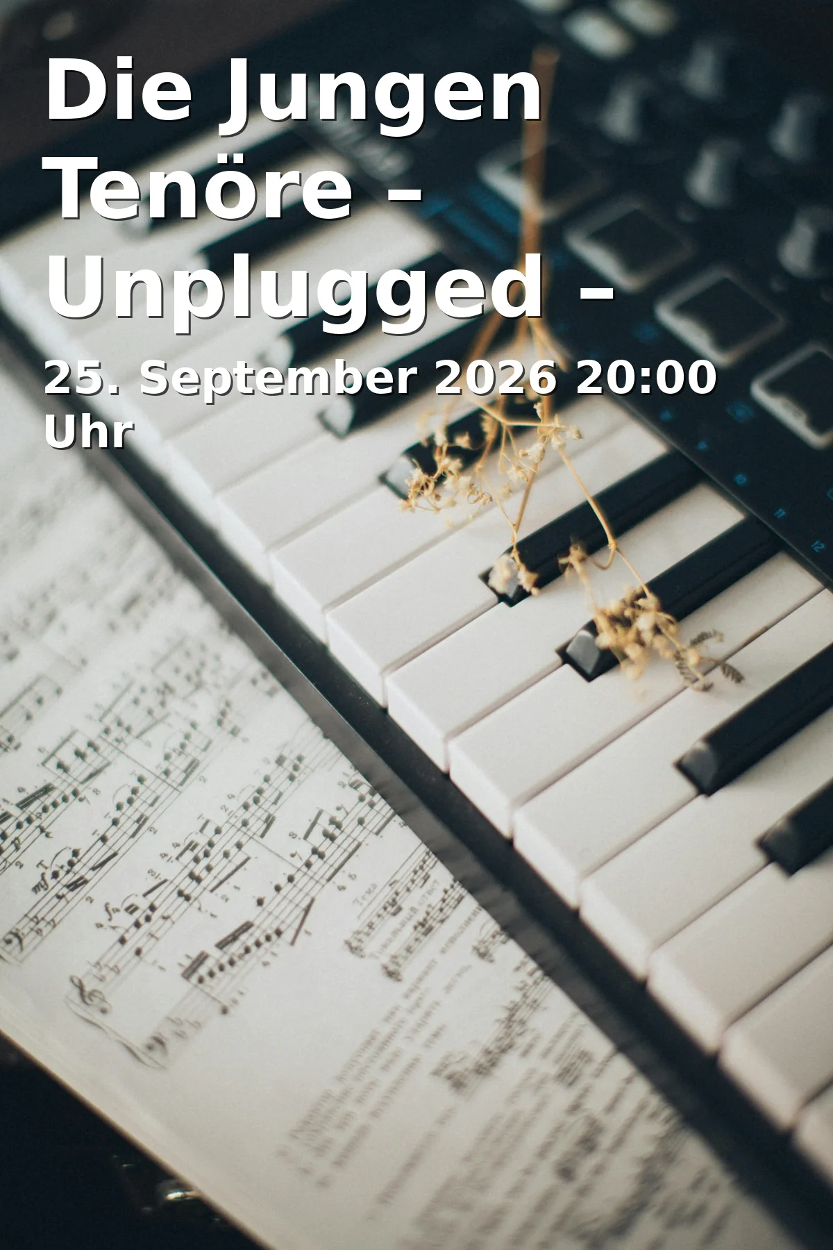 Die Jungen Tenöre – Unplugged – Crossover der Extraklasse
