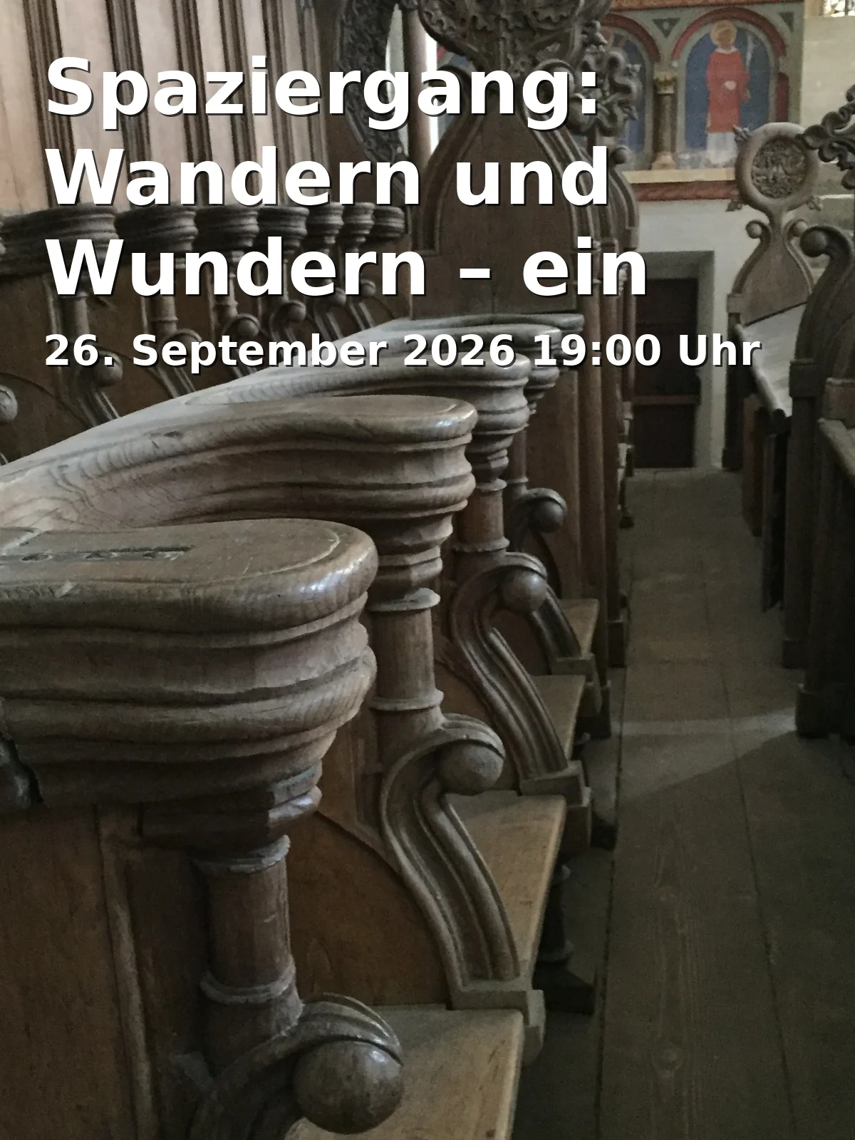 Event: Spaziergang: Wandern und Wundern – ein spiritueller Schöpfungsspaziergang in Oberwald Karlsruhe, Karlsruhe on 26. September 2026