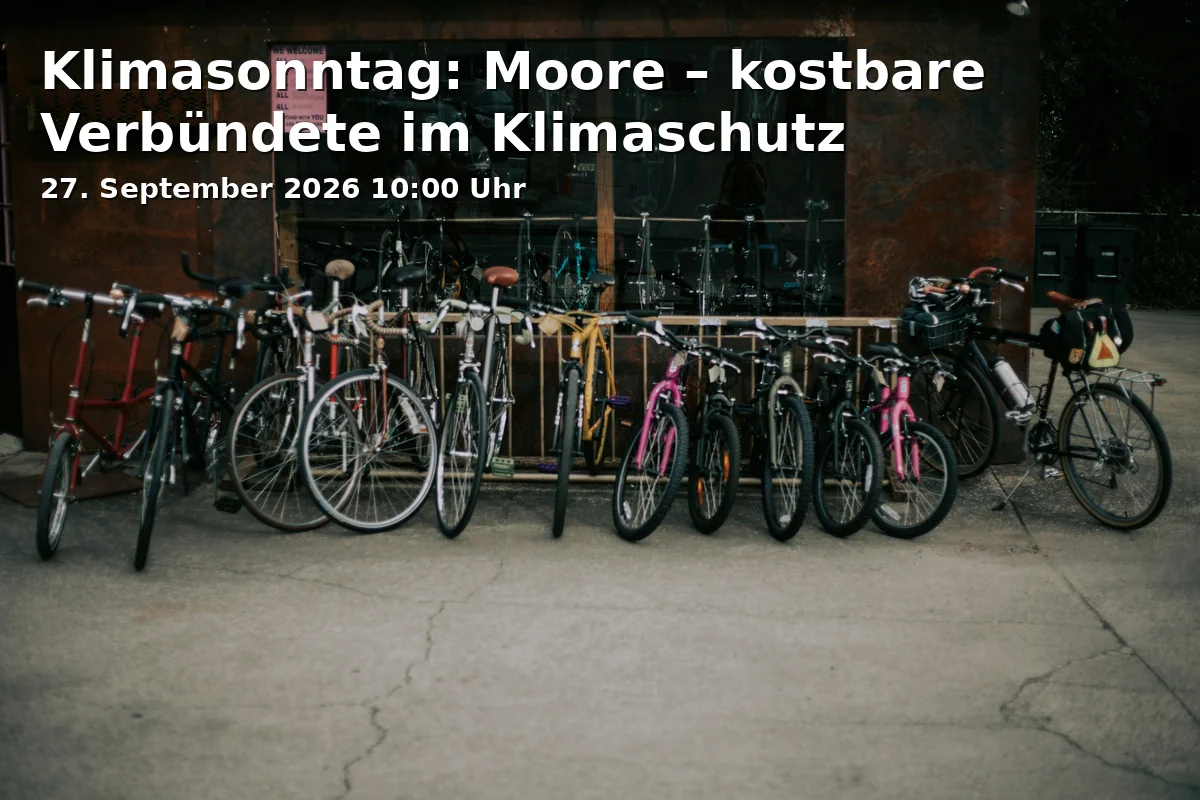 Event: Klimasonntag: Moore – kostbare Verbündete im Klimaschutz