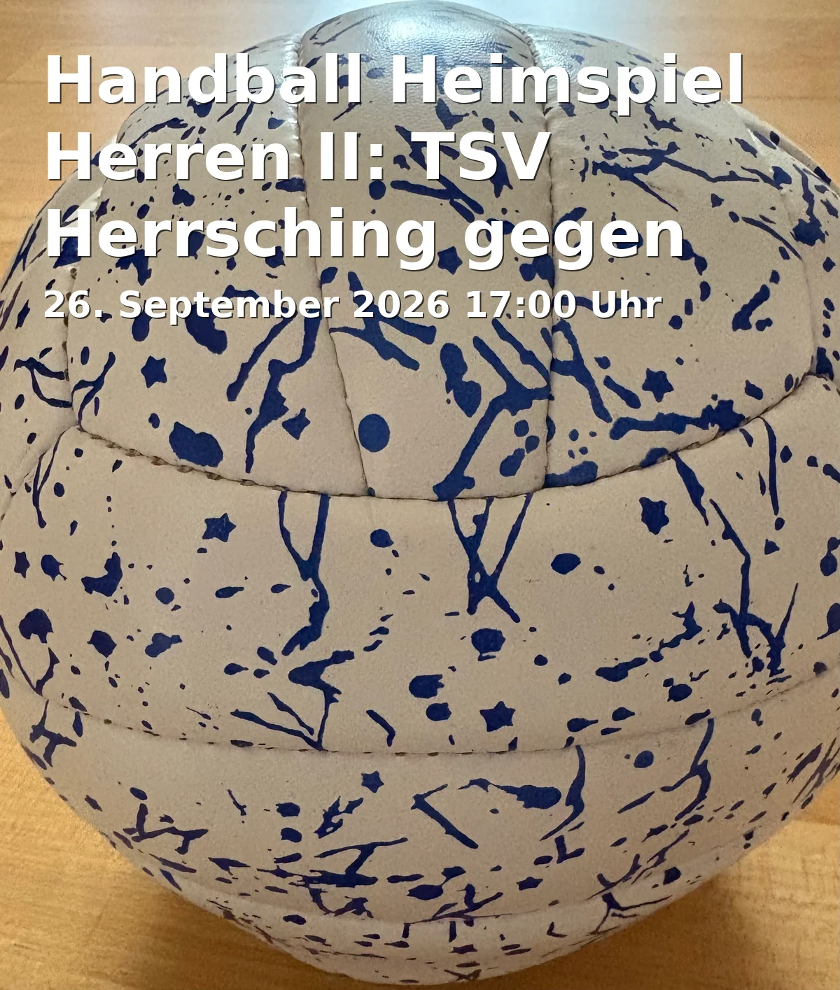 Handball Heimspiel Herren II: TSV Herrsching gegen HSG Würm-Mitte 22 II