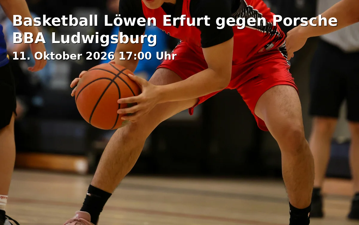 Event: Basketball Löwen Erfurt gegen Porsche BBA Ludwigsburg