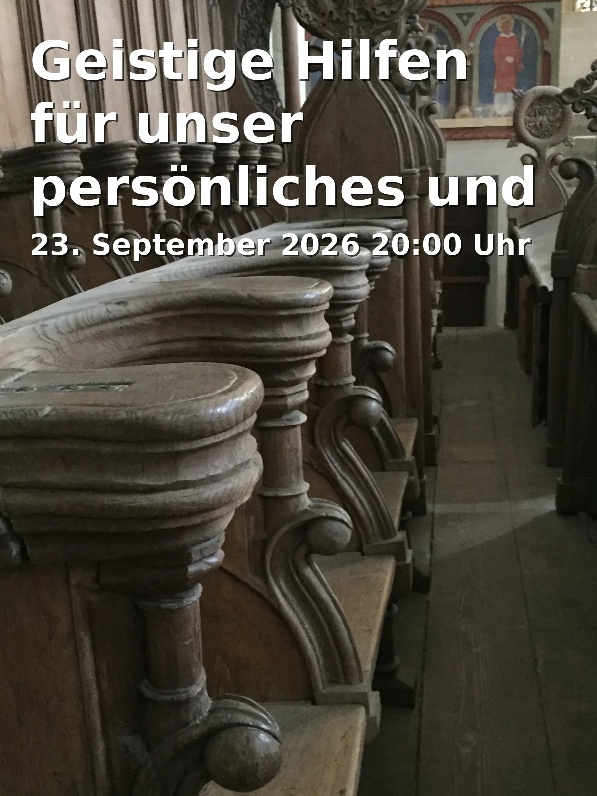 Event: Geistige Hilfen für unser persönliches und soziales Leben