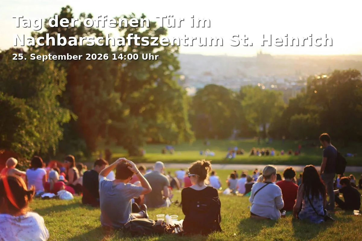 Event: Tag der offenen Tür im Nachbarschaftszentrum St. Heinrich in Nachbarschaftszentrum St. Heinrich, Nietzschestraße 1, 38126 Braunschweig on 25. September 2026