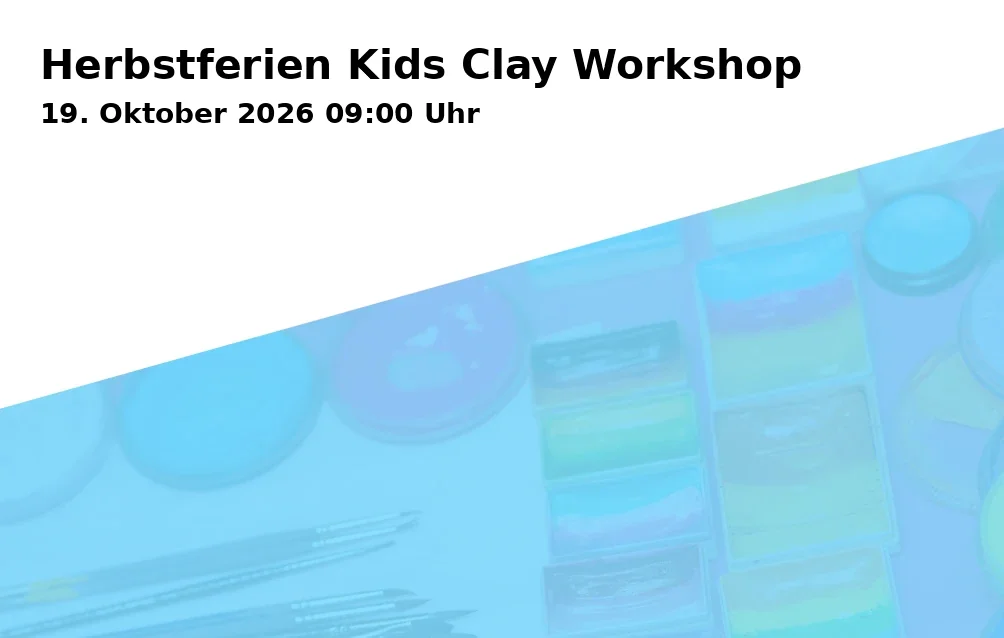 Event: Herbstferien Kids Clay Workshop in Atelier6+7, Auguststraße 10, Bonn on 19. Oktober 2026