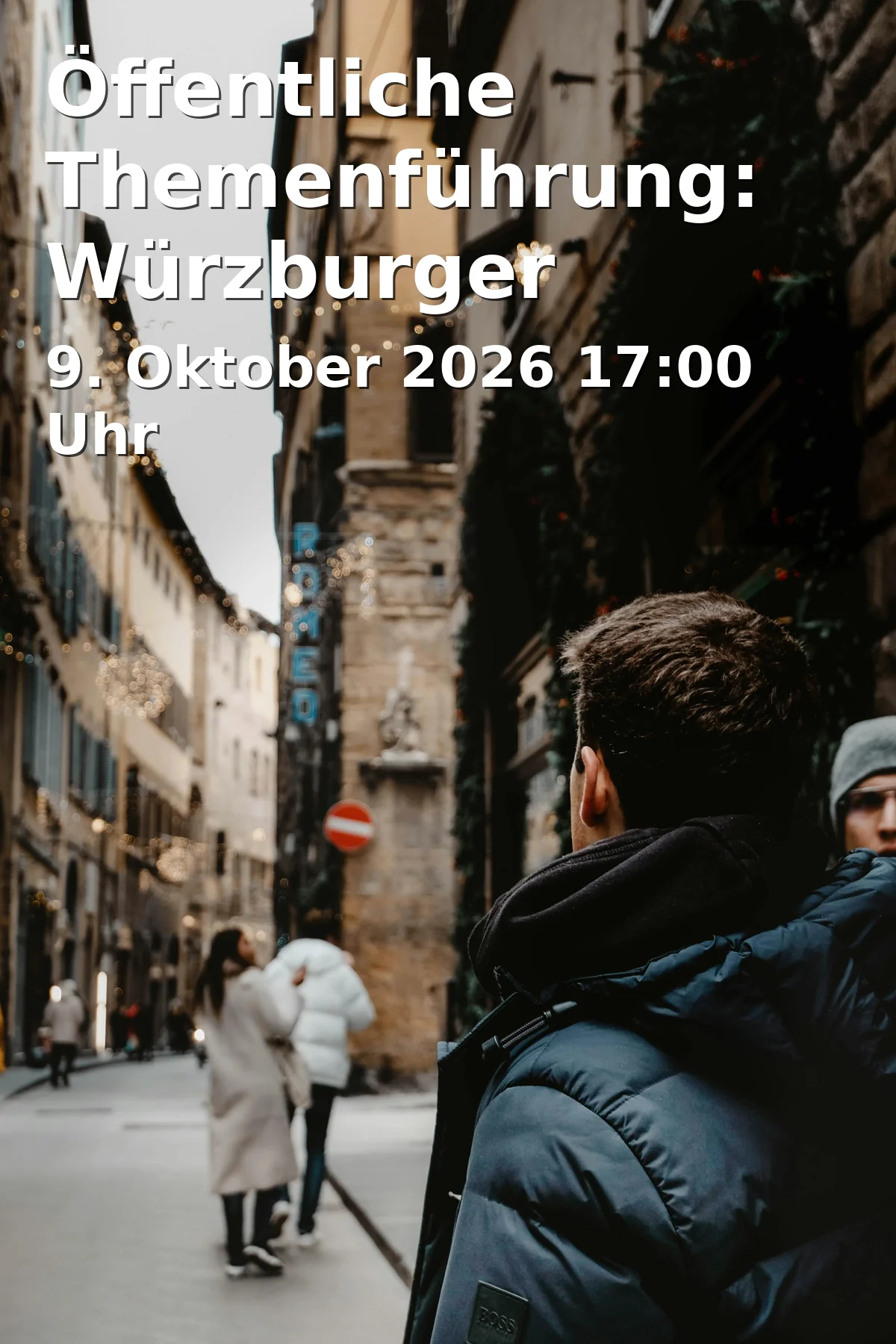 Öffentliche Themenführung: Würzburger Brückenschoppen
