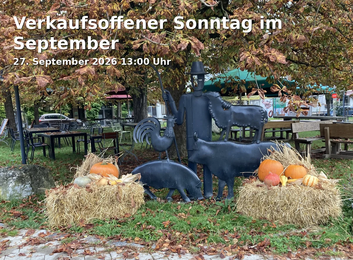 Verkaufsoffener Sonntag im September