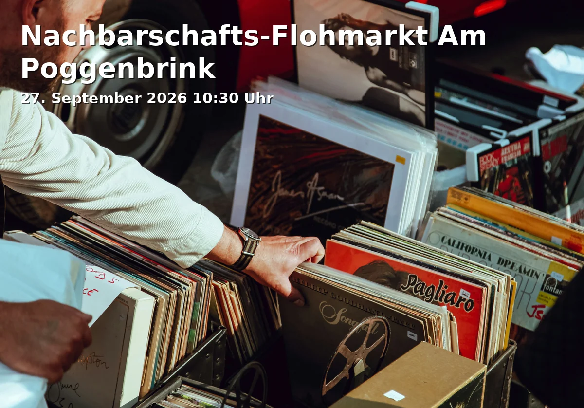 Event: Nachbarschafts-Flohmarkt Am Poggenbrink