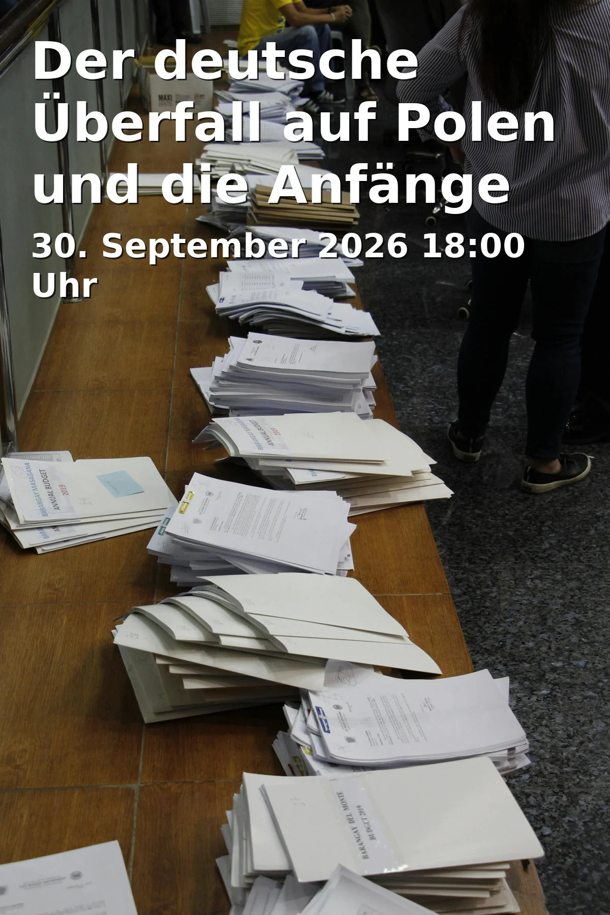 Event: Der deutsche Überfall auf Polen und die Anfänge der deutschen Besatzungsherrschaft in Dokumentationsstätte Gelsenkirchen im Nationalsozialismus, Cranger Straße 323, 45891 Gelsenkirchen on 30. September 2026