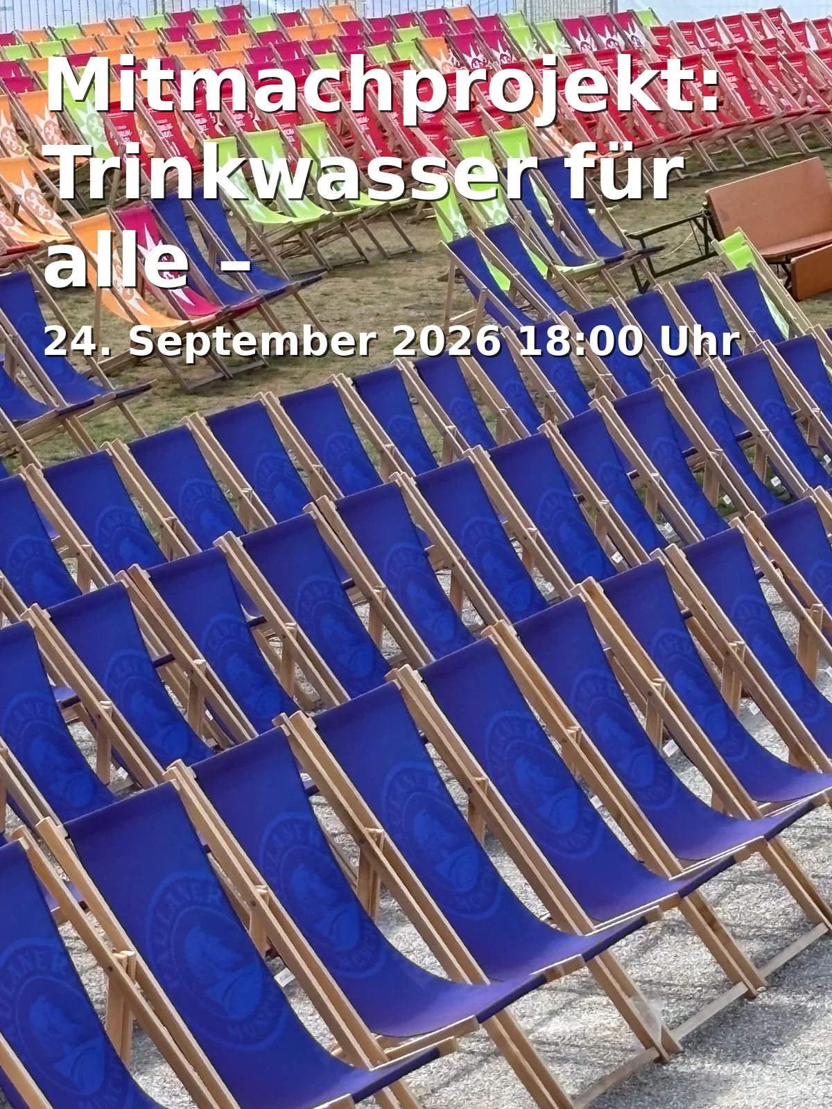 Event: Mitmachprojekt: Trinkwasser für alle – Wasserwende auf Rädern