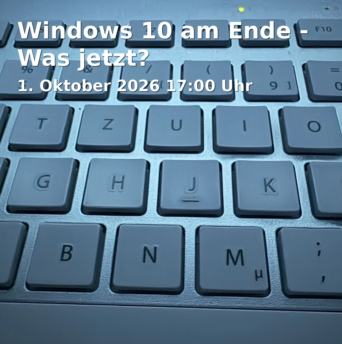 Event: Windows 10 am Ende - Was jetzt? in vhs-ProbierLaden, Engelplatz 14, Seminarbereich, 07743 Jena on 1. Oktober 2026