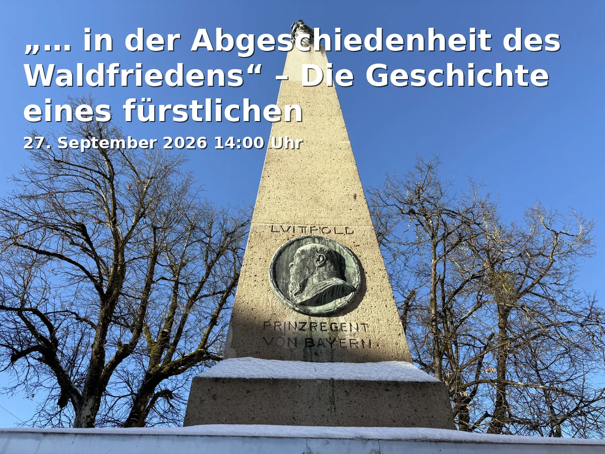 Event: „… in der Abgeschiedenheit des Waldfriedens“ – Die Geschichte eines fürstlichen Grabmonuments in Großherzogliche Grabkapelle Karlsruhe (SSG), Klosterweg 11, 76131 Karlsruhe on 27. September 2026