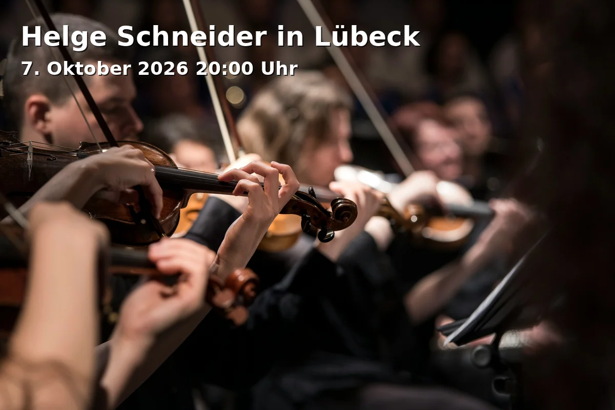 Event: Helge Schneider in Lübeck in Musik- und Kongresshalle Lübeck, Lübeck on 7. Oktober 2026