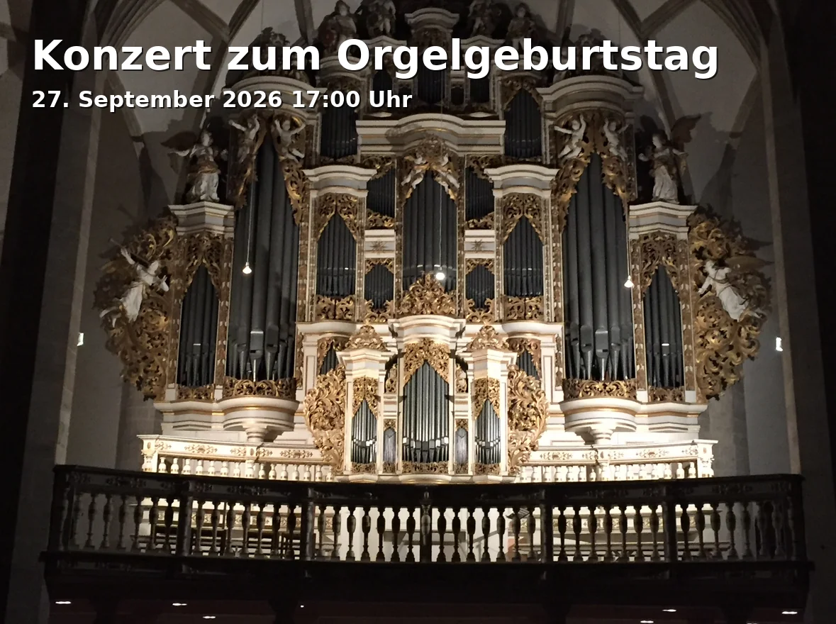 Event: Konzert zum Orgelgeburtstag in Katholische Stadtkirche St. Stephan Karlsruhe, Erbprinzenstr. 14, 76133 Karlsruhe on 27. September 2026