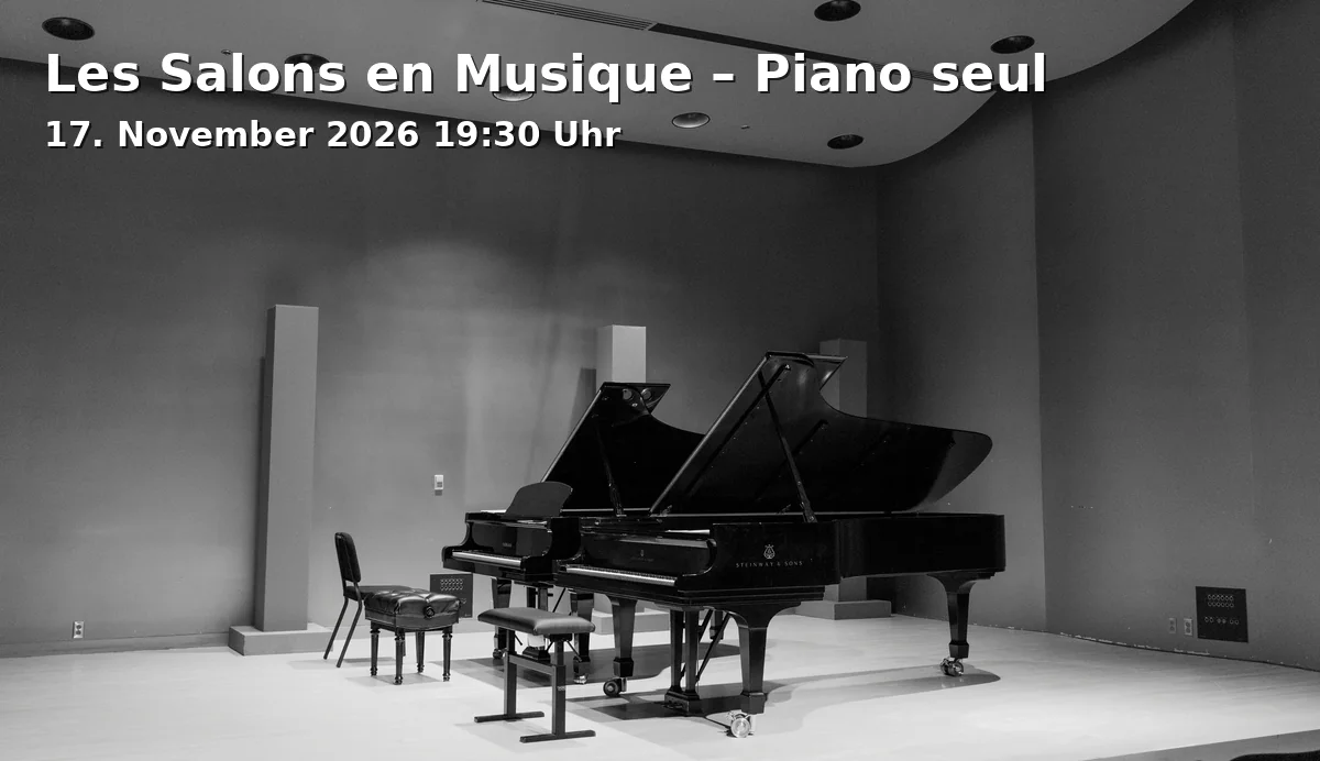 Les Salons en Musique – Piano seul