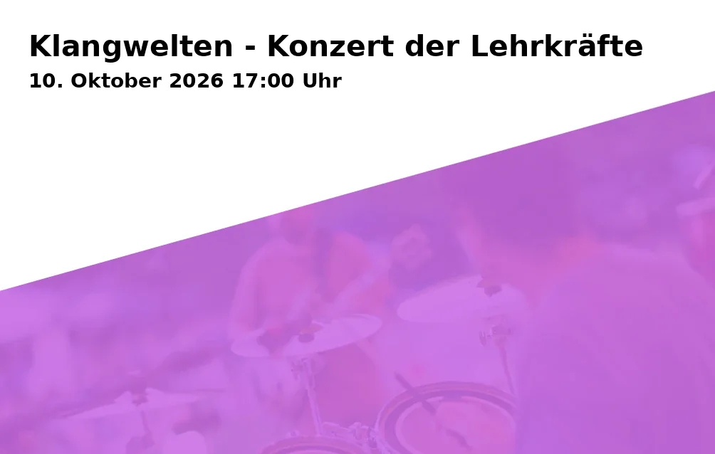 Event: Klangwelten - Konzert der Lehrkräfte in Am Alten Markt 9, 14467 Potsdam on 10. Oktober 2026