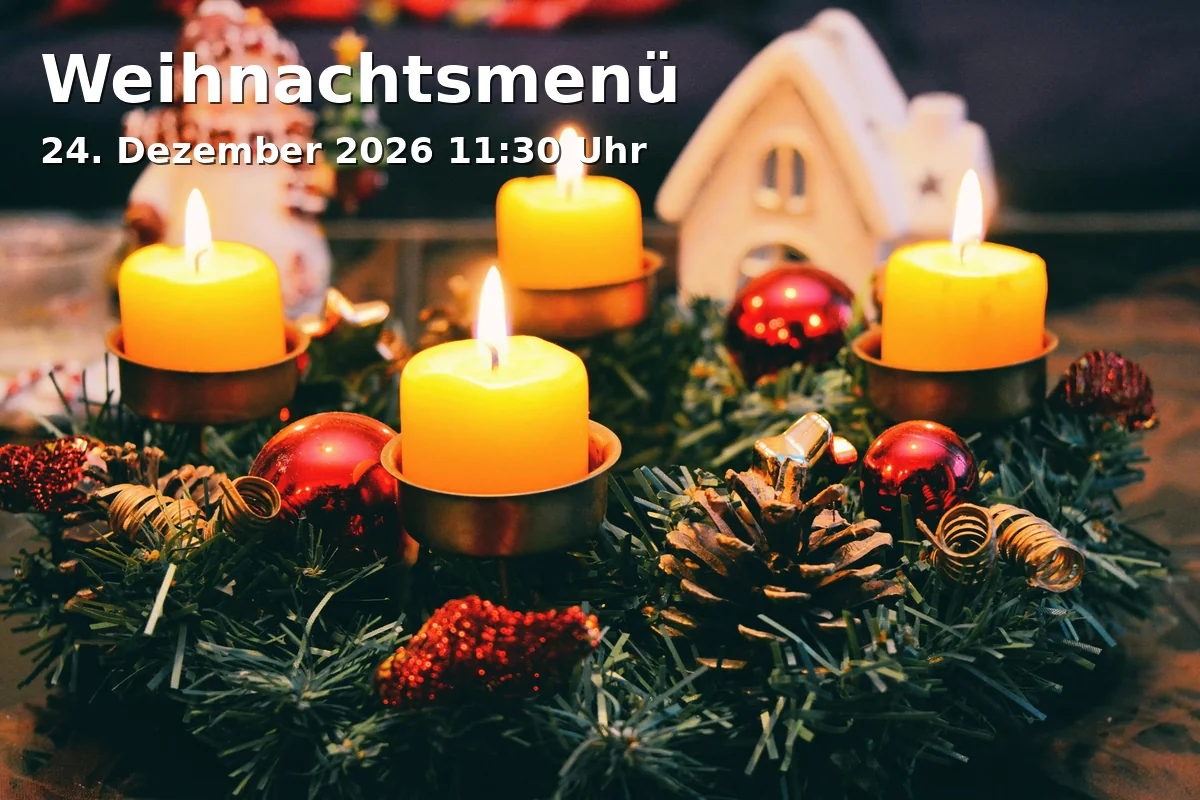 Event: Weihnachtsmenü in INSELHOTEL Potsdam, Hermannswerder 30, 14473 Potsdam on 24. Dezember 2026