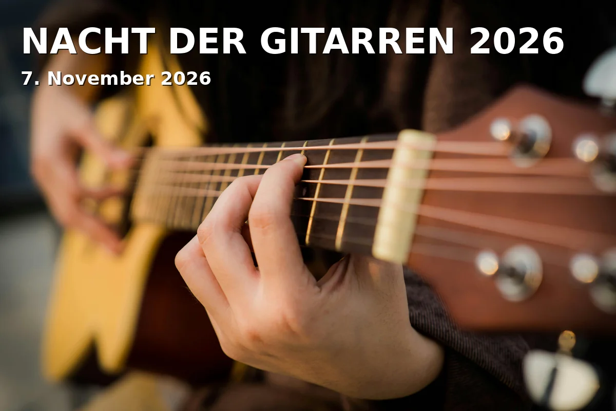 Event: NACHT DER GITARREN 2026 in Lindenpark Potsdam, Stahnsdorfer Straße 76-78, 14482 Potsdam on 7. November 2026