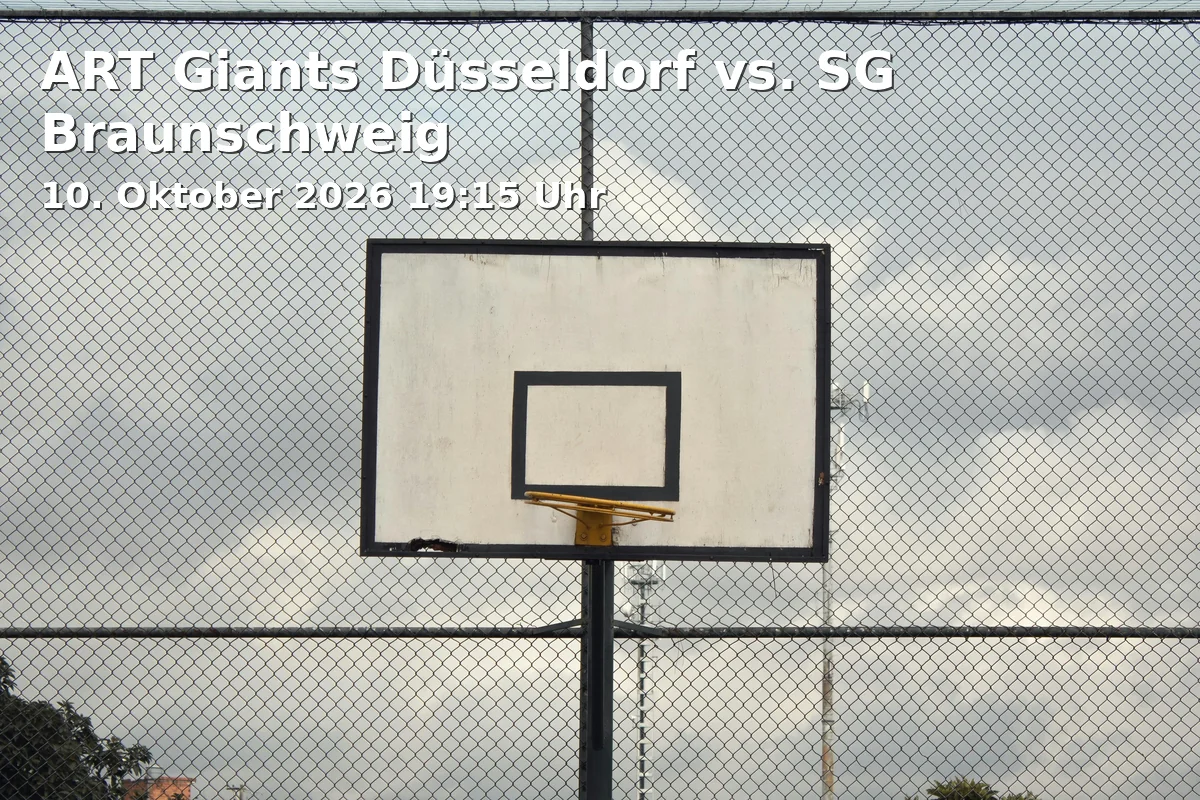 Event: ART Giants Düsseldorf vs. SG Braunschweig in Home of ART Giants, Düsseldorf on 10. Oktober 2026