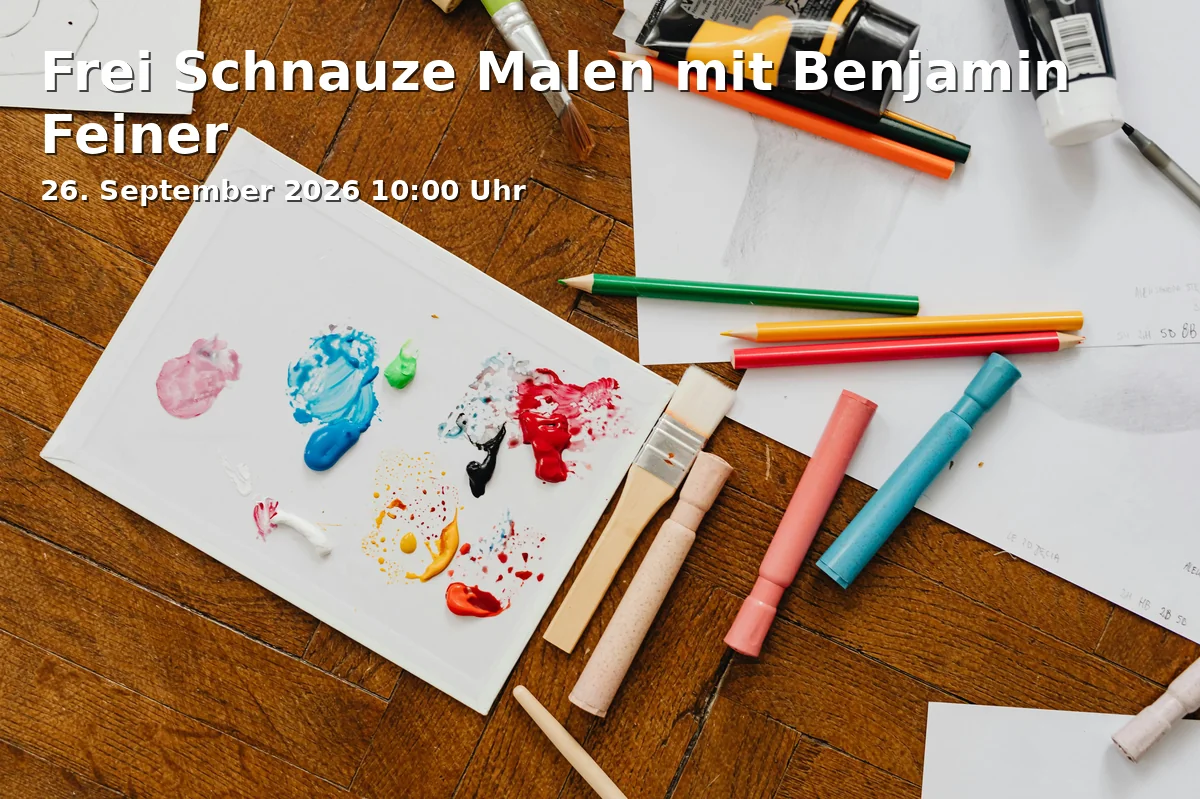Event: Frei Schnauze Malen mit Benjamin Feiner in Haidplatz, Regensburg on 26. September 2026