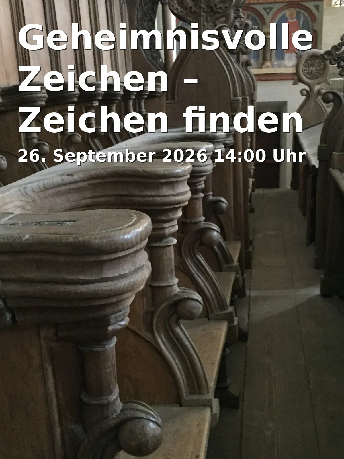 Geheimnisvolle Zeichen – Zeichen finden und setzen